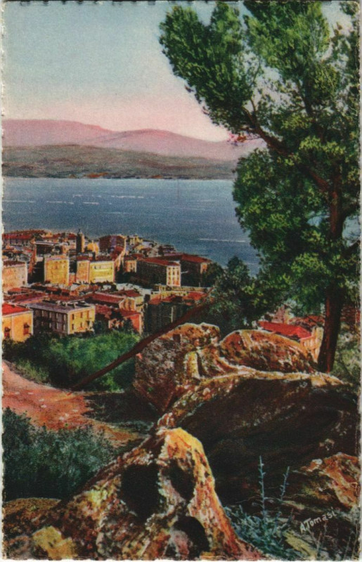 Carte postale ancienne Ajaccio Corsica à Ajaccio