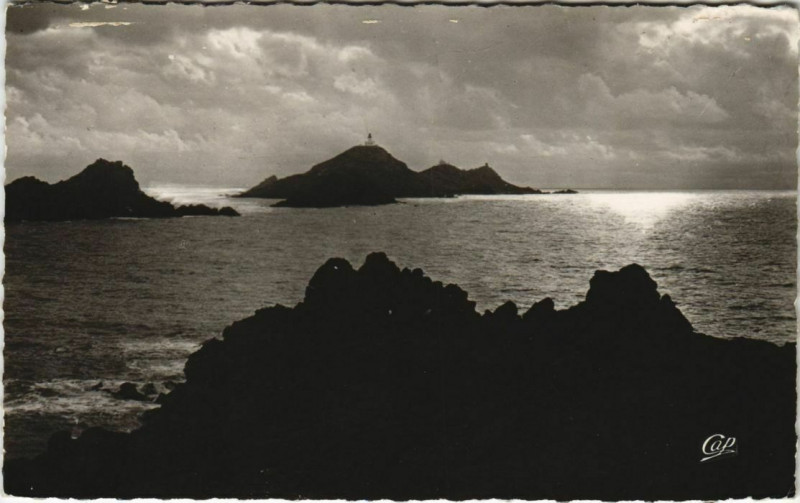 Carte postale ancienne Ajaccio Les Iles Sanguinaires Corsica à Ajaccio