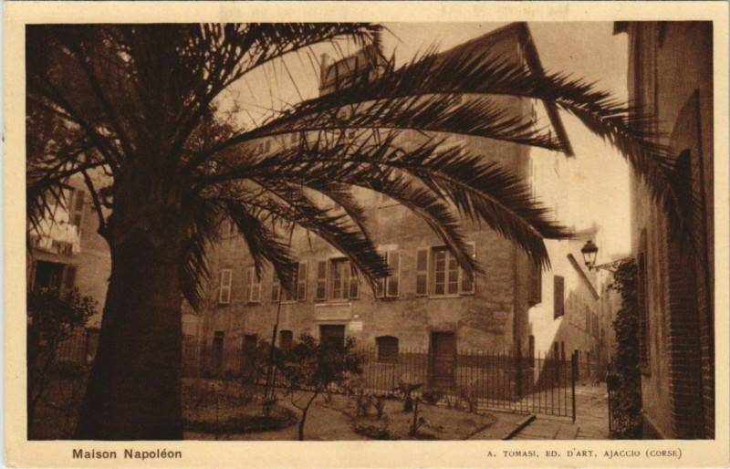 Carte postale ancienne Ajaccio Maison Napoleon Corsica à Ajaccio