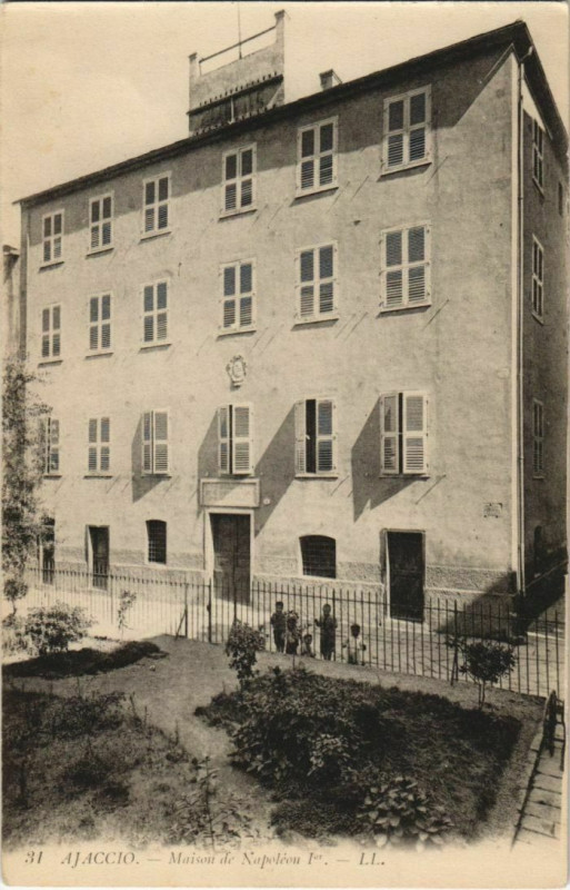 Carte postale ancienne Ajaccio Maison de Napoleon 1er Corsica à Ajaccio