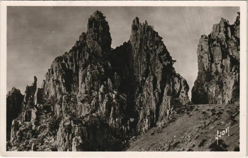 Carte postale ancienne Piana - Les Calanches Corsica - Corse à Piana