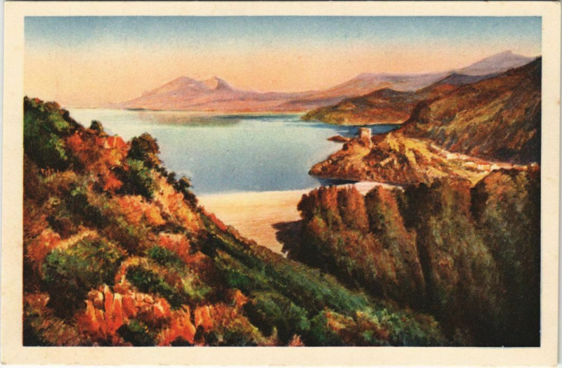 Carte postale ancienne Porto - Golfe de Porto Corsica - Corse à Orto