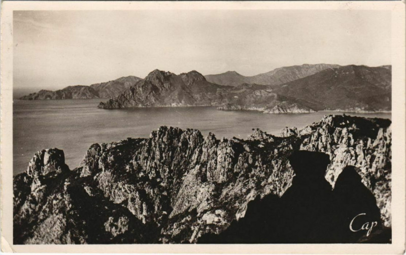 Carte postale ancienne Piana - Porto - Le Golfe de Porto Corsica - Corse à Piana
