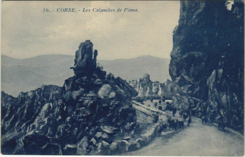 Carte postale ancienne Piana - Les Calanches de Piana Corsica - Corse à Piana