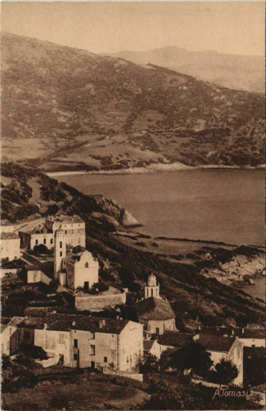 Carte postale ancienne Cargese - Vue Generale Corsica - Corse à Cargèse