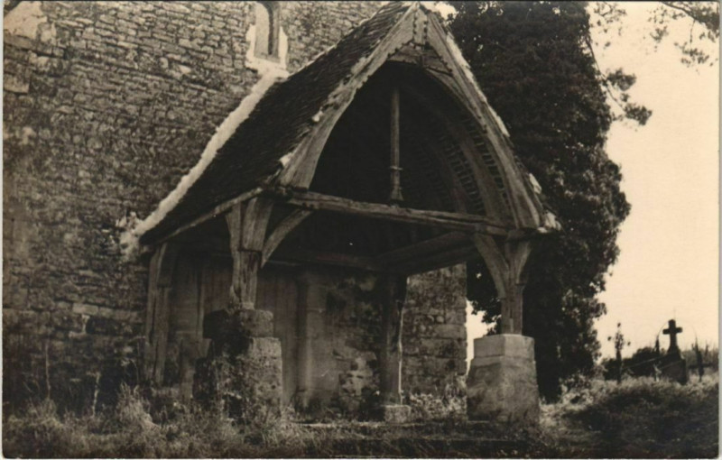 Carte postale ancienne Rglise - Cimetiere Corsica - Corse