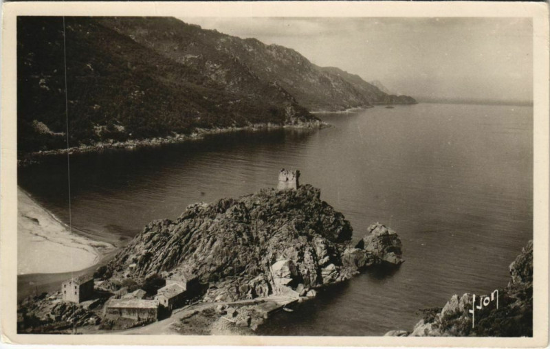Carte postale ancienne Porto - Golfe de Porto Corsica - Corse à Orto