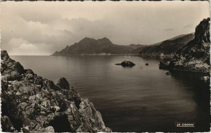 Carte postale ancienne Porto - Vue sur le Golfe de Porto Corsica - Corse à Orto