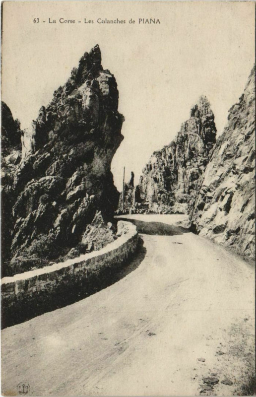 Carte postale ancienne Piana - Les Calanches de Piana Corsica - Corse à Piana