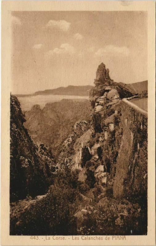 Carte postale ancienne Piana - Les Calanches de Piana Corsica - Corse à Piana