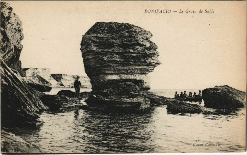 Carte postale ancienne Bonifacio - Le Grain de Sable Corsica - Corse à Bonifacio