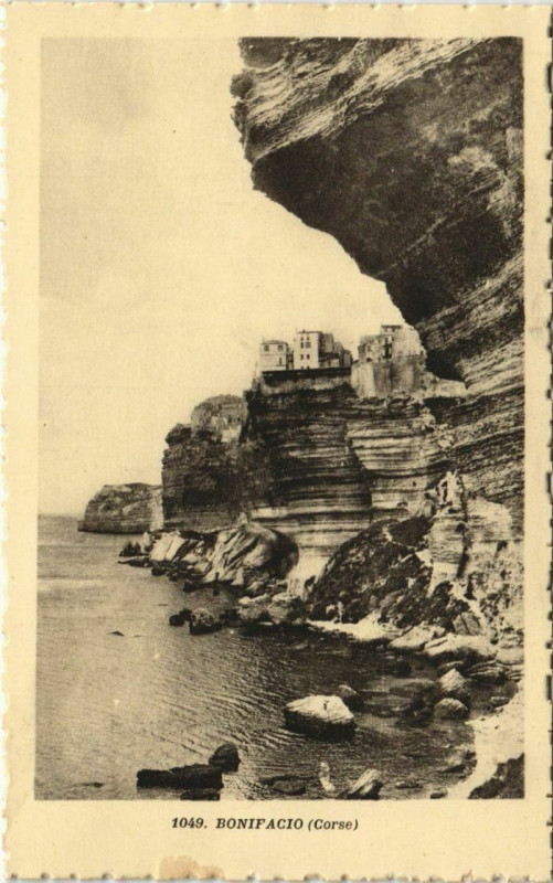 Carte postale ancienne Bonifacio - Vue -View Corsica - Corse à Bonifacio