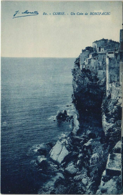 Carte postale ancienne Bonifacio - Un Coin de Bonifacio Corsica - Corse à Bonifacio