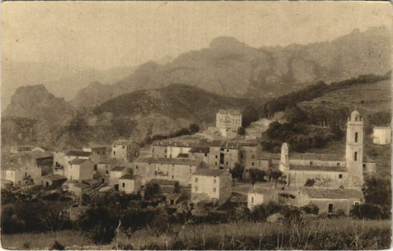 Carte postale ancienne Corse Piana Panorama à Piana