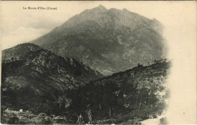 Carte postale ancienne Corse Le Monte d'Oro