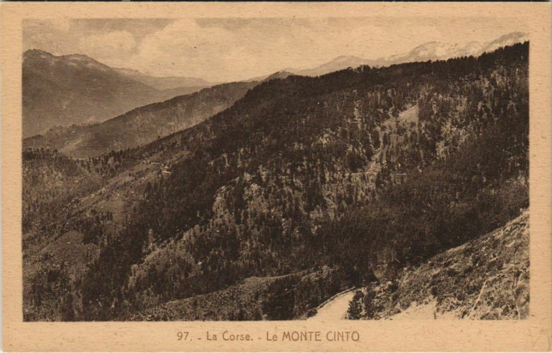 Carte postale ancienne Corse Le Monte Cinto