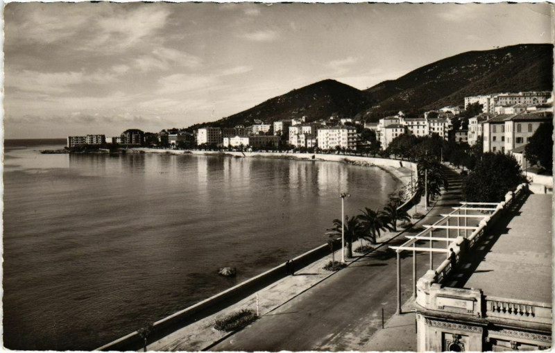 Carte postale ancienne Ajaccio - Boulevard Albert à Ajaccio