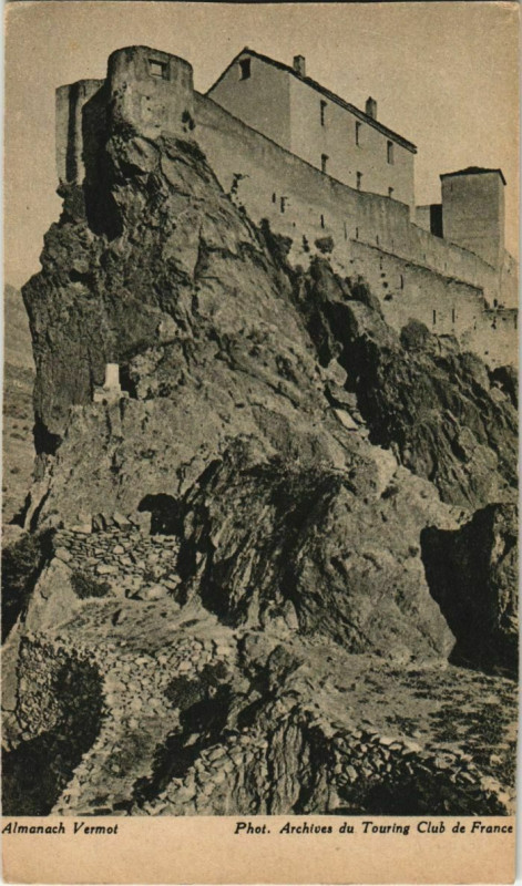 Carte postale ancienne Corte La Citadelle Corsica à Corte