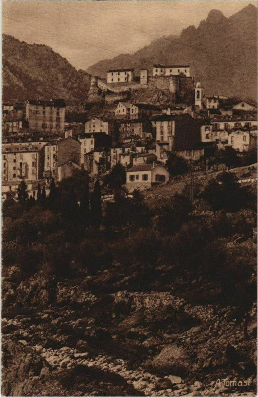 Carte postale ancienne Corte Corsica à Corte