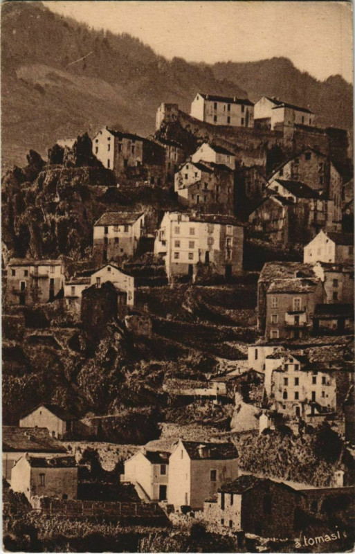 Carte postale ancienne Corte Corsica à Corte