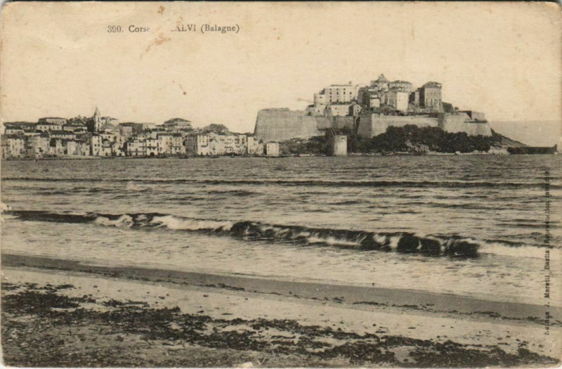 Carte postale ancienne Calvi Corsica à Calvi