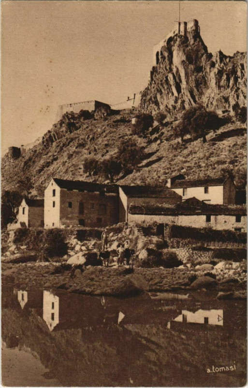 Carte postale ancienne Corte La Citadelle Corsica à Corte