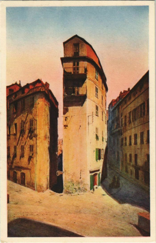 Carte postale ancienne Un Coin de Bastia Corsica à Bastia