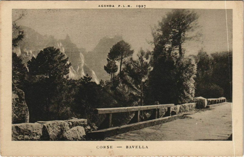 Carte postale ancienne Bavella Corsica - Corse