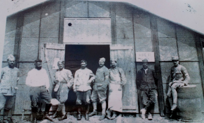 Carte postale ancienne Hôpital militaire de Marcelcave 2 à Marcelcave