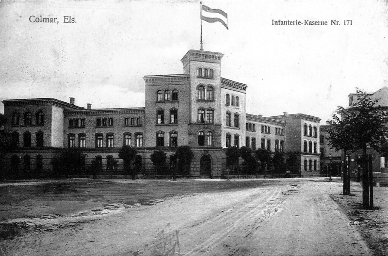 Carte postale ancienne HJB10 - Jaeger-Kaserne Colmar à Colmar