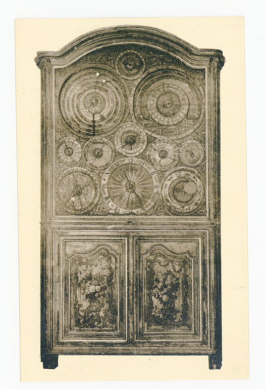 Carte postale ancienne Horloge astronomique (XVIIIe siècle) exécutée par Bernard Joyeux, de Pagny-sur-Moselle, et offerte p P-Fg-Cp-01186 à Nancy
