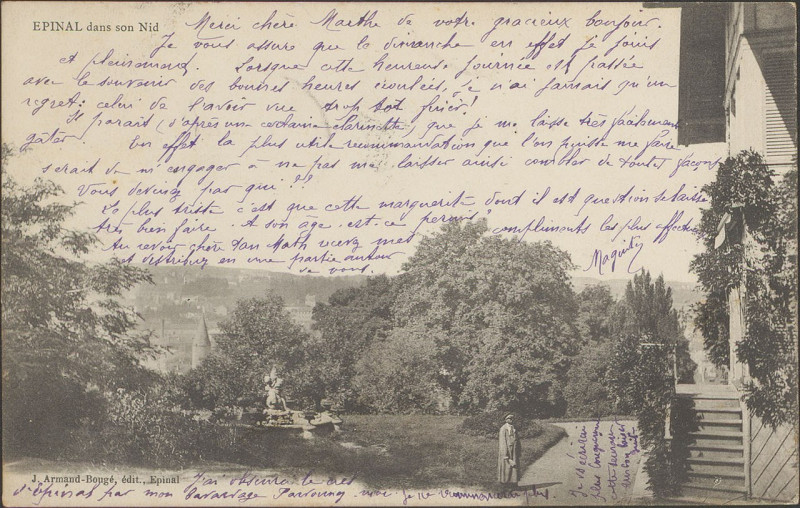 Carte postale ancienne Epinal dans son nid Cp 2807 PsurR à Épinal