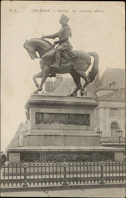 Carte postale ancienne Orléans, Statue de Jeanne d'Arc Cp 5520 Pr à Orléans
