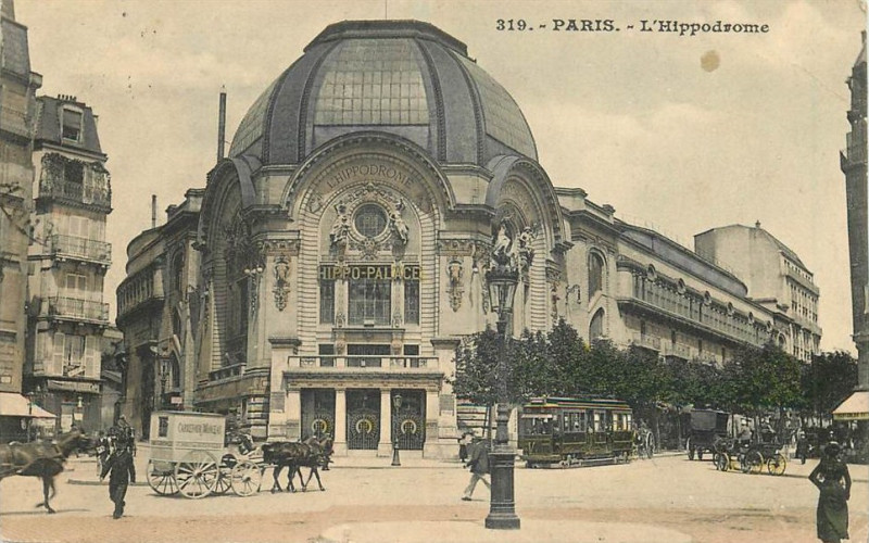 Carte postale ancienne L'Hippodrome à Paris 18e