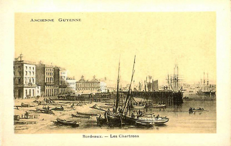 Carte postale ancienne Ancienne Guyenne - Bordeaux Les Chartrons à Bordeaux