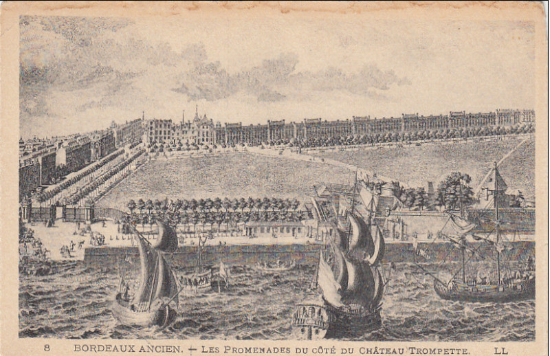 Carte postale ancienne Bordeaux ancienne (Ll) 8 à Bordeaux