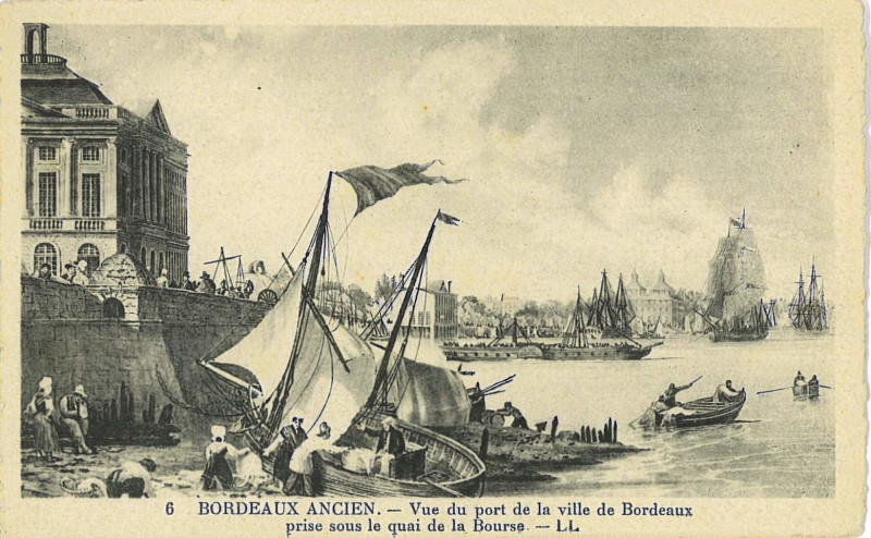 Carte postale ancienne Bordeaux ancienne (Ll) 6 à Bordeaux