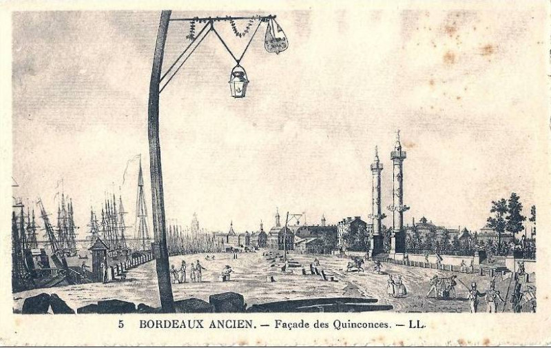 Carte postale ancienne Bordeaux ancienne (Ll) 5 à Bordeaux