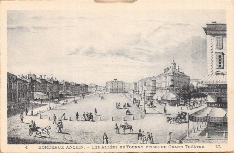 Carte postale ancienne Bordeaux ancienne (Ll) 4 à Bordeaux