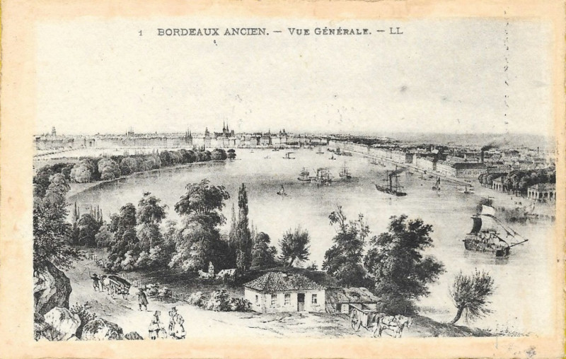 Carte postale ancienne Bordeaux ancienne (Ll) 1 à Bordeaux