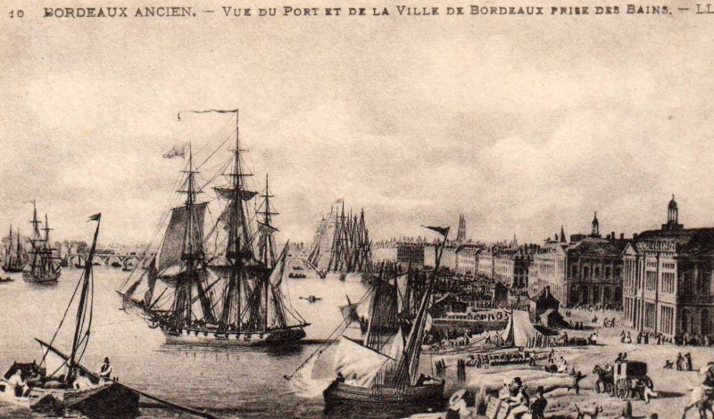 Carte postale ancienne Bordeaux ancienne (Ll) 10 à Bordeaux