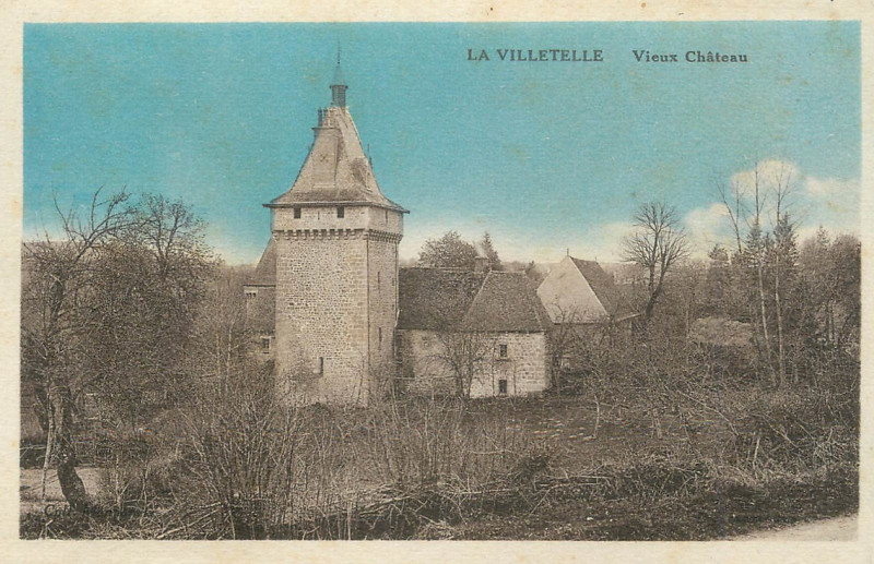Carte postale ancienne Château de Lavaud Promis