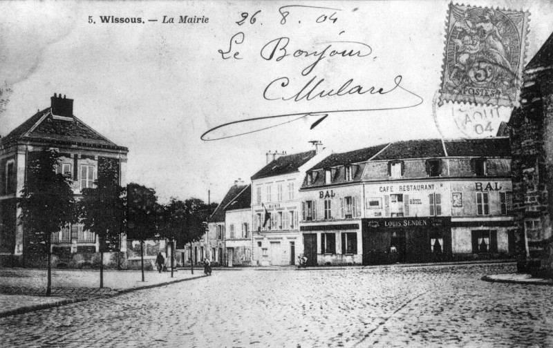 Carte postale ancienne Wissous - La mairie
