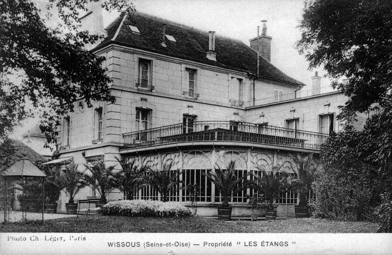 Carte postale ancienne Wissous - Propriété Les Etangs (2)