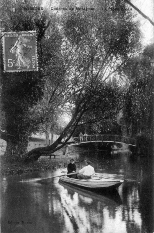 Carte postale ancienne Wissous - Pièce d'eau de Montjean