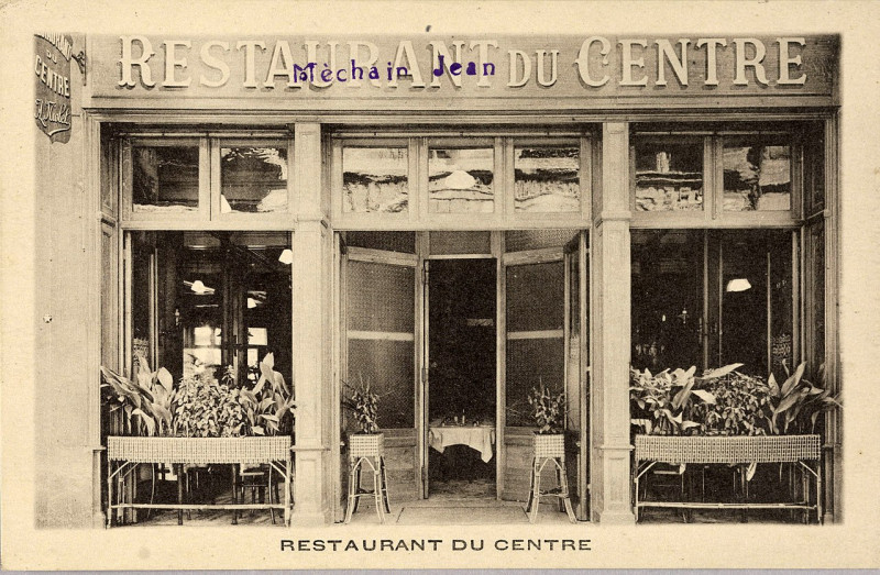 Carte postale ancienne Bordeaux - Restaurant du Centre à Bordeaux