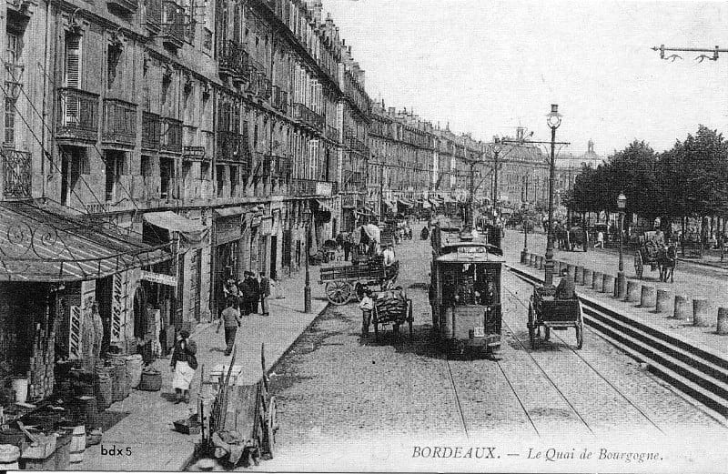 Carte postale ancienne Bordeaux - Quai Bourgogne 2 à Bordeaux