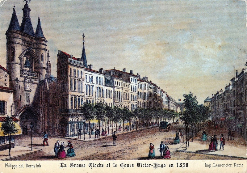 Carte postale ancienne Bordeaux - Cours Victor-Hugo à Bordeaux