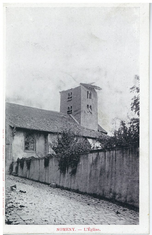 Carte postale ancienne Nomeny. L'Eglise P-Fg-Cp-00283