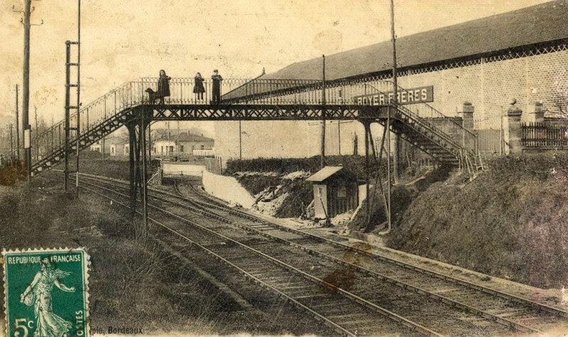 Carte postale ancienne Talence - entreprise Boyer frères